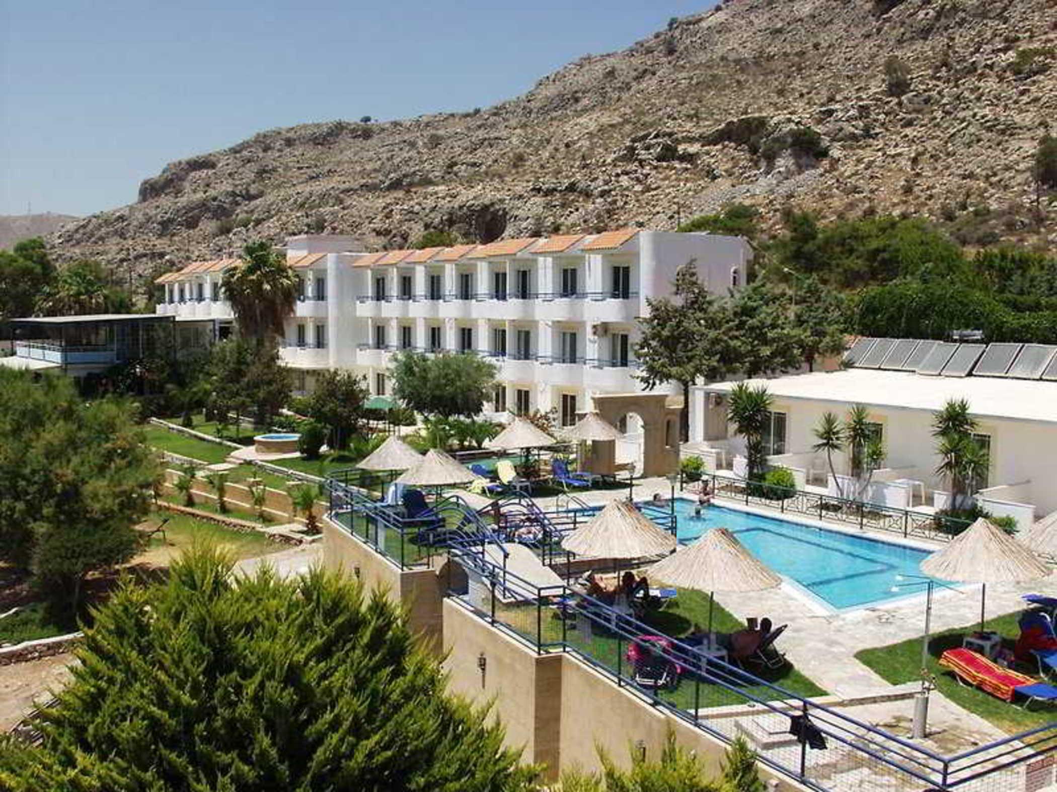 Ilyssion Hotel Lardos Buitenkant foto