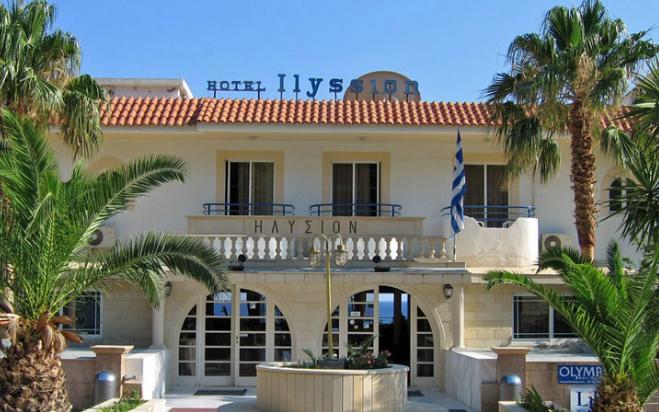 Ilyssion Hotel Lardos Buitenkant foto